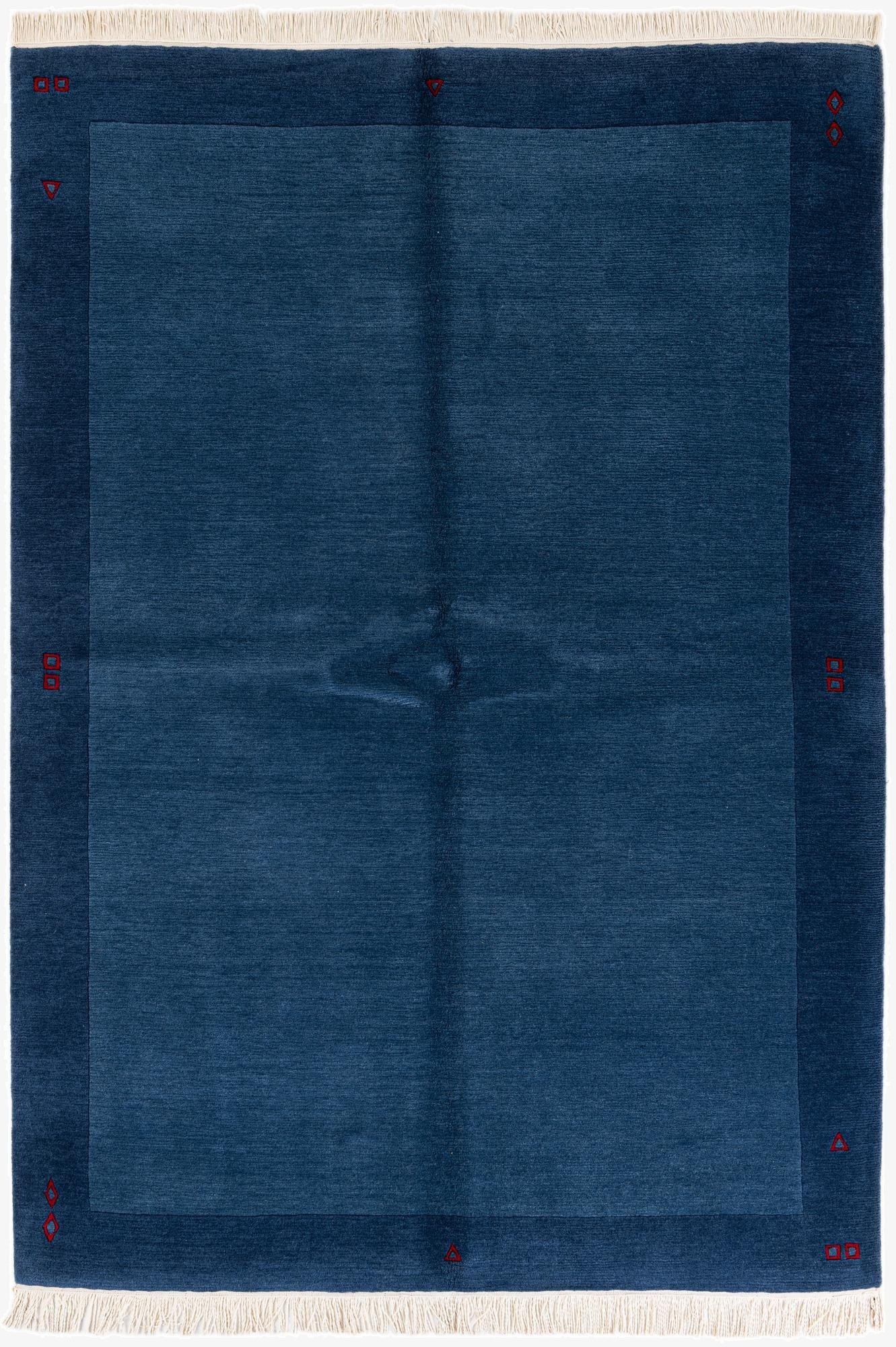  5' 6 x 8'  Hand Knotted Tibet Wool Rug