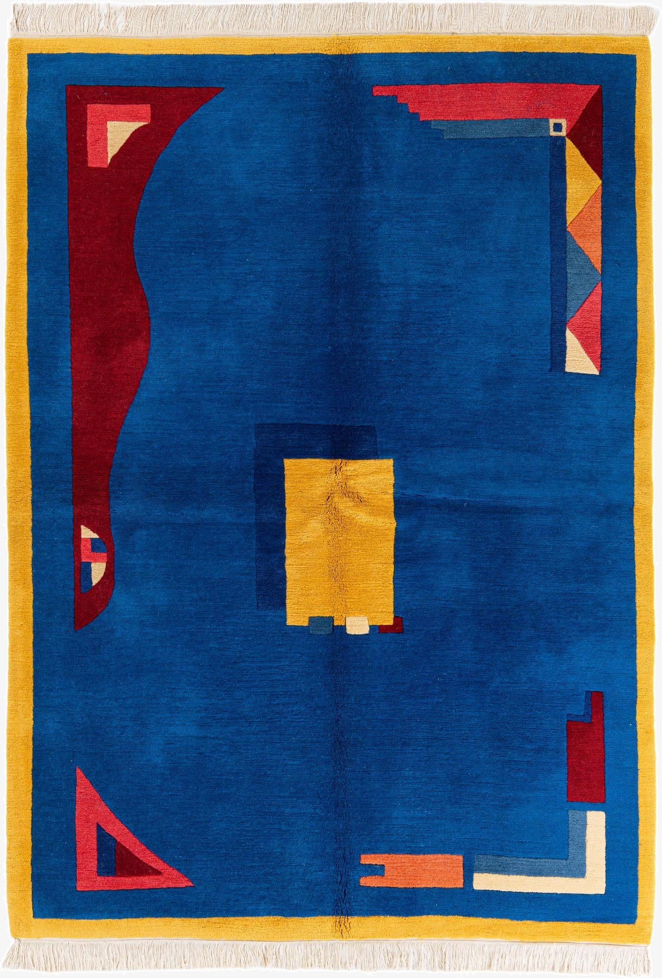  5' 7 x 7' 9  Hand Knotted Tibet Wool Rug