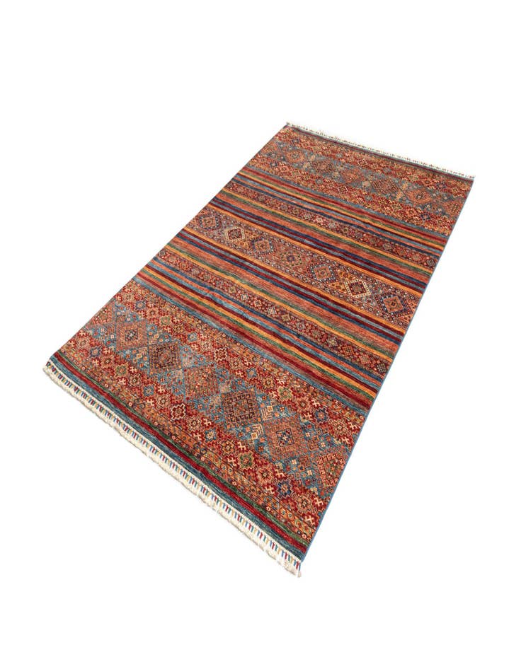 Detail image of  5' 10 x 8' 11 Torkman Wool Rug