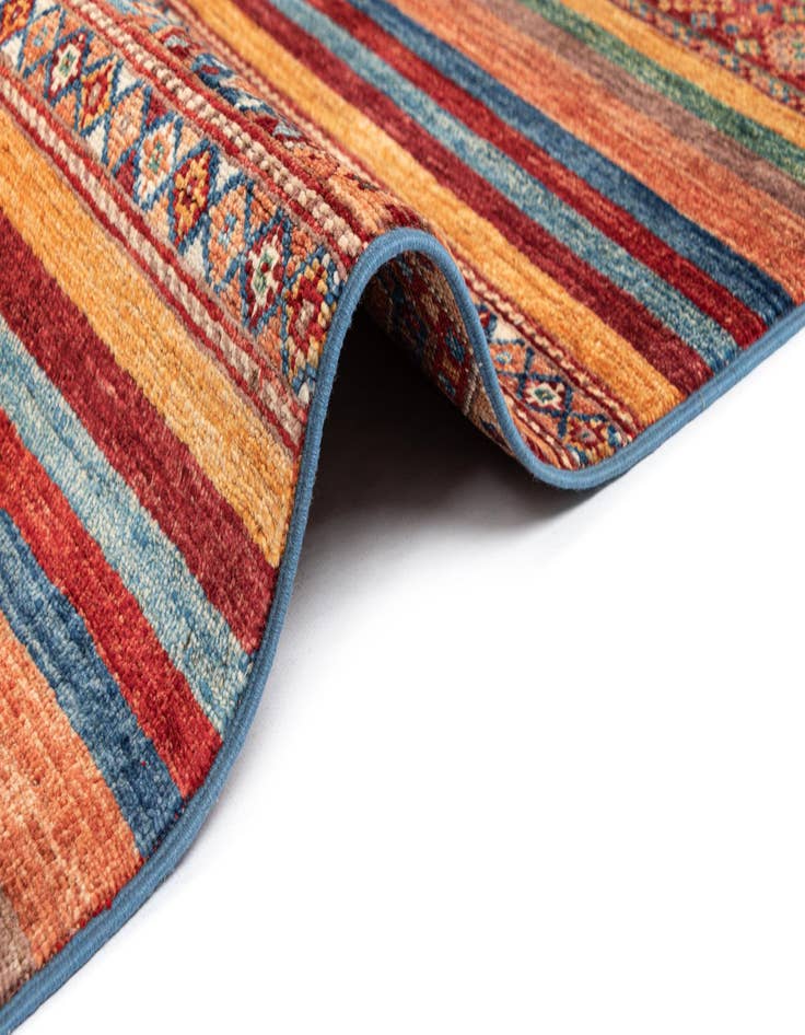 Detail image of  5' 10 x 8' 11 Torkman Wool Rug