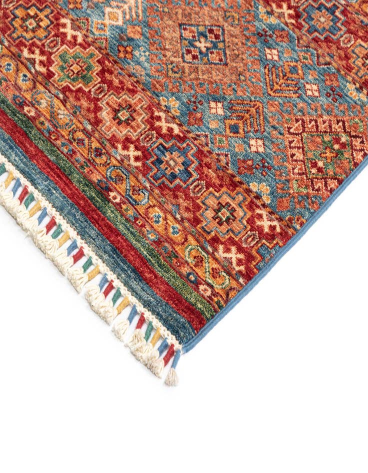 Detail image of  5' 10 x 8' 11 Torkman Wool Rug