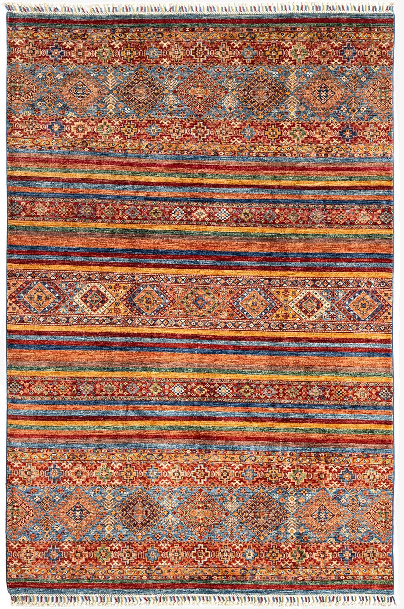  5' 10 x 8' 11 Torkman Wool Rug