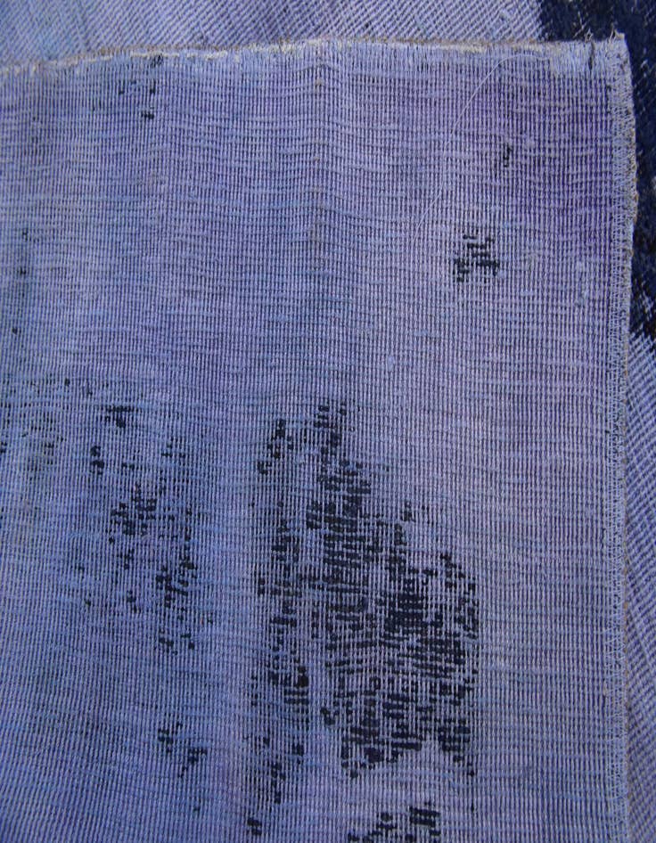 Detail image of  3' 8 x 4' 10  Hand Knotted Ultra Vintage Persian Wool Rug