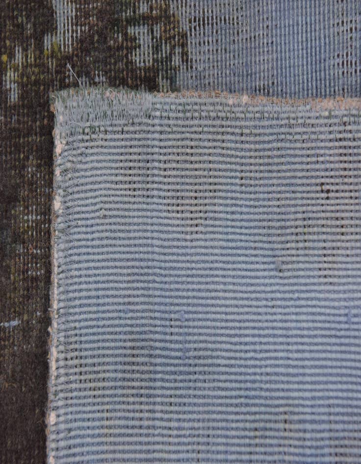 Detail image of  5' 9 x 9' 6  Hand Knotted Ultra Vintage Persian Wool Rug