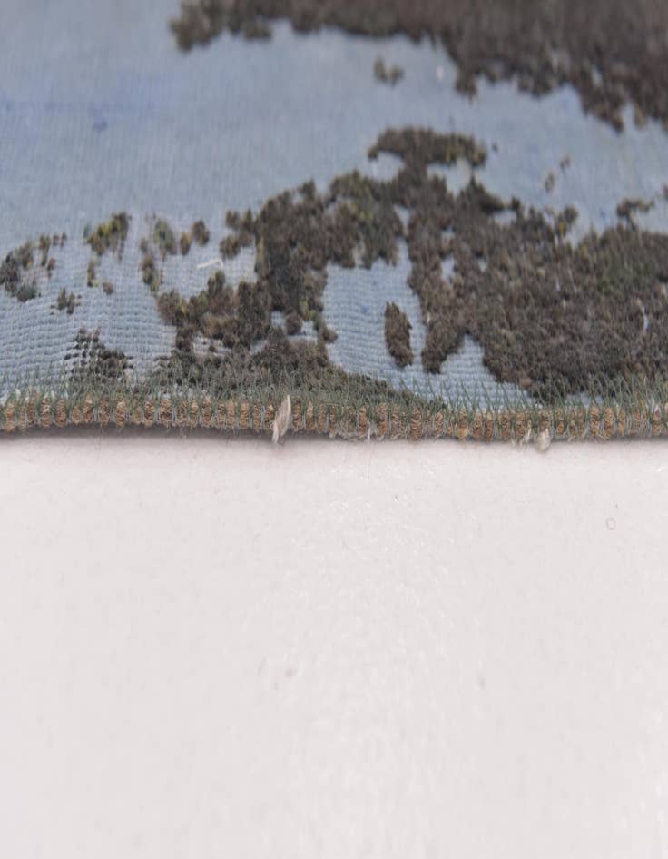 Detail image of  5' 9 x 9' 6  Hand Knotted Ultra Vintage Persian Wool Rug