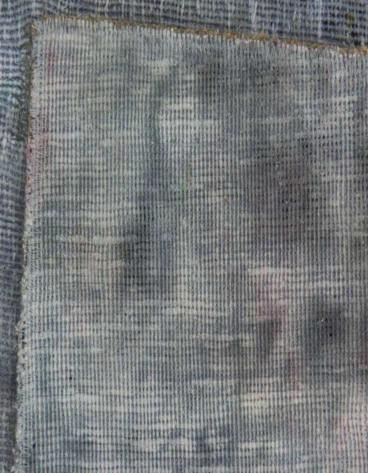 Detail image of  6' 4 x 9'  Hand Knotted Ultra Vintage Persian Wool Rug