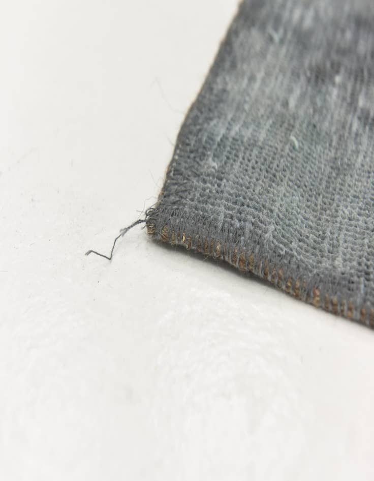 Detail image of  6' 4 x 9'  Hand Knotted Ultra Vintage Persian Wool Rug