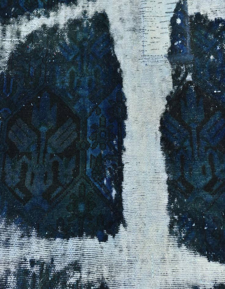 Detail image of  6' 3 x 7' 8  Hand Knotted Ultra Vintage Persian Wool Rug