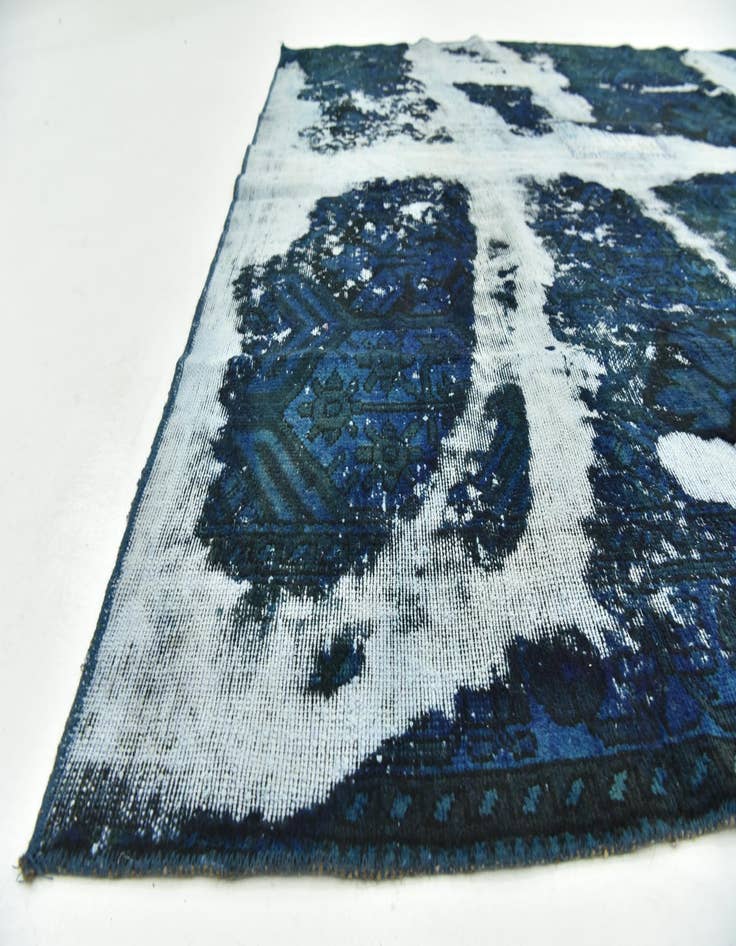 Detail image of  6' 3 x 7' 8  Hand Knotted Ultra Vintage Persian Wool Rug