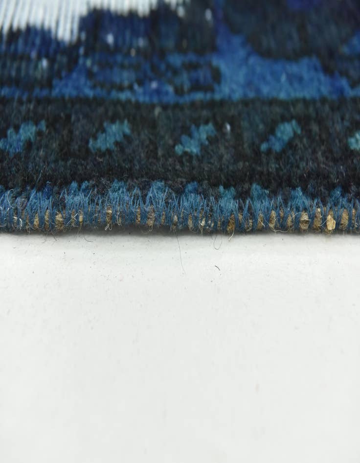 Detail image of  6' 3 x 7' 8  Hand Knotted Ultra Vintage Persian Wool Rug