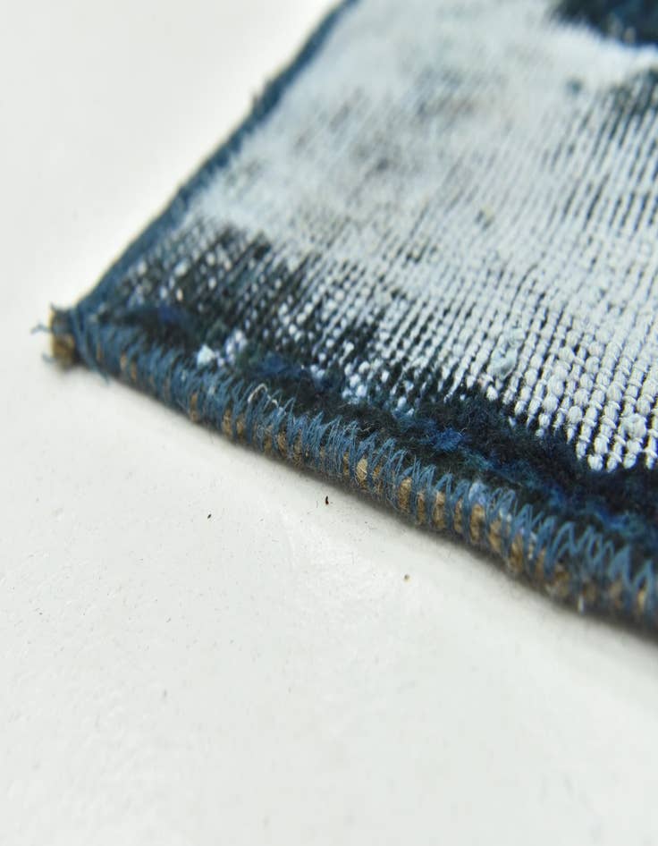 Detail image of  6' 3 x 7' 8  Hand Knotted Ultra Vintage Persian Wool Rug