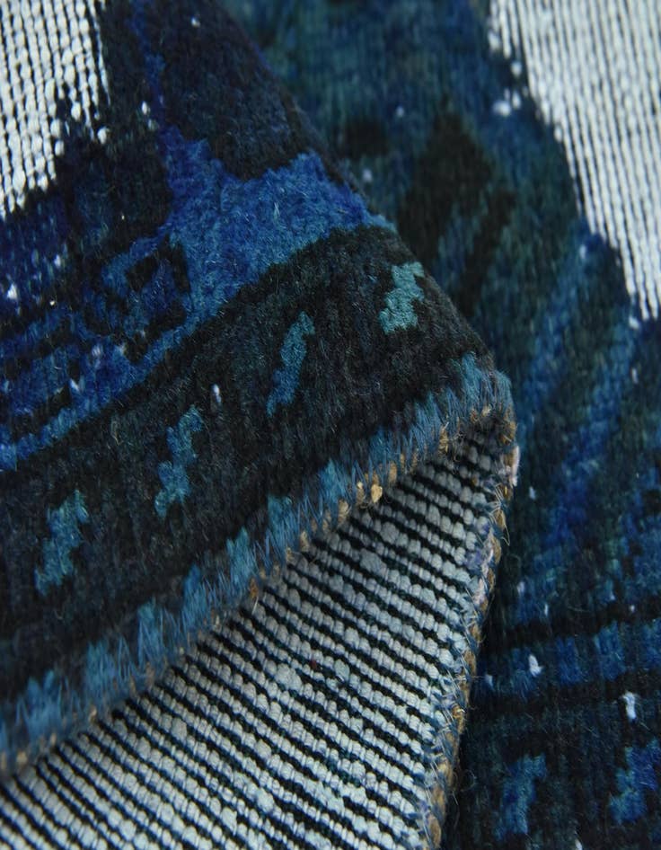 Detail image of  6' 3 x 7' 8  Hand Knotted Ultra Vintage Persian Wool Rug