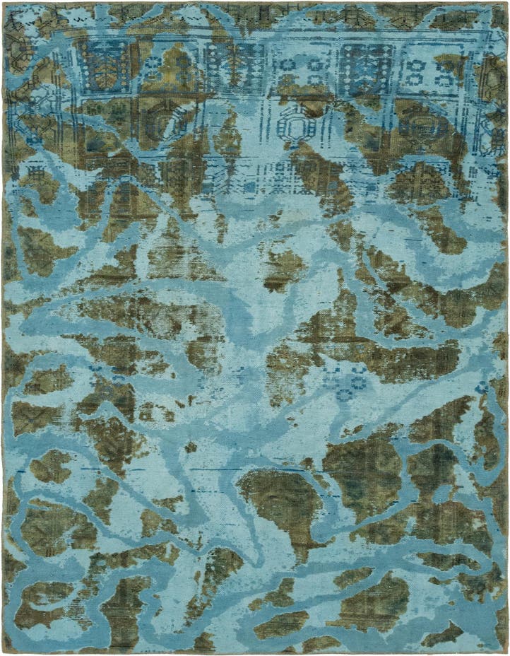  5' 6 x 8' 10  Hand Knotted Ultra Vintage Persian W...