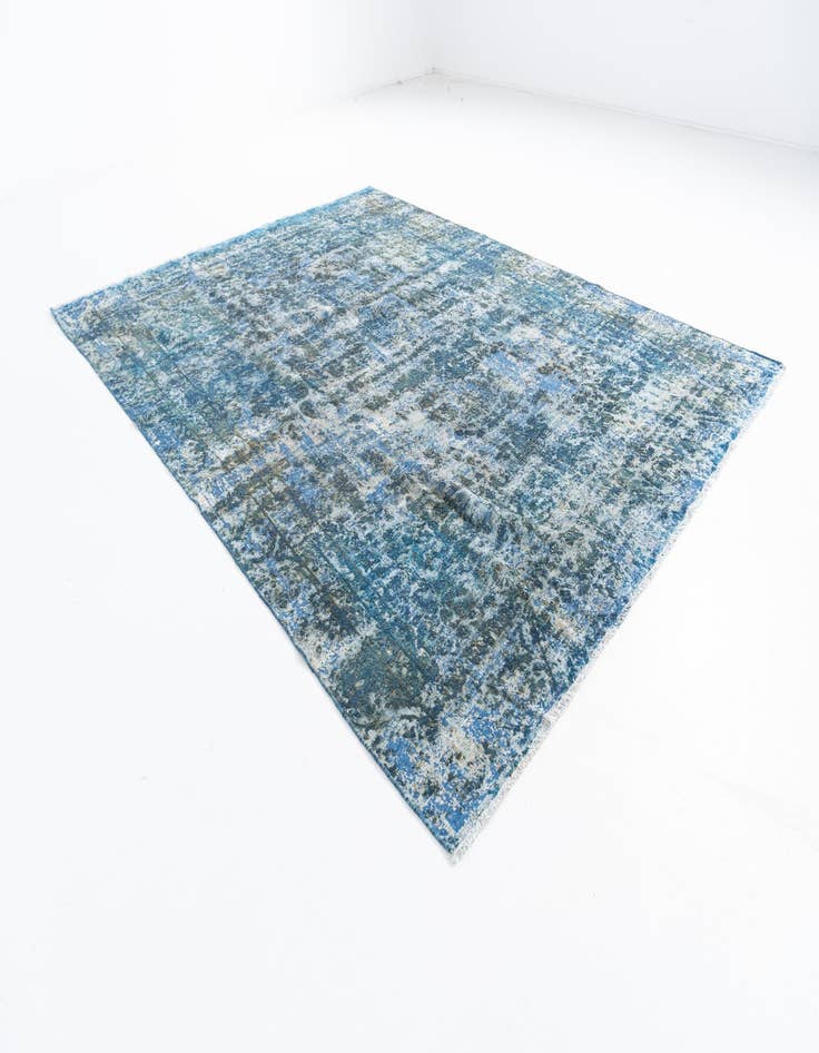 Detail image of  8' 2 x 10' 7  Hand Knotted Ultra Vintage Persian Wool Rug