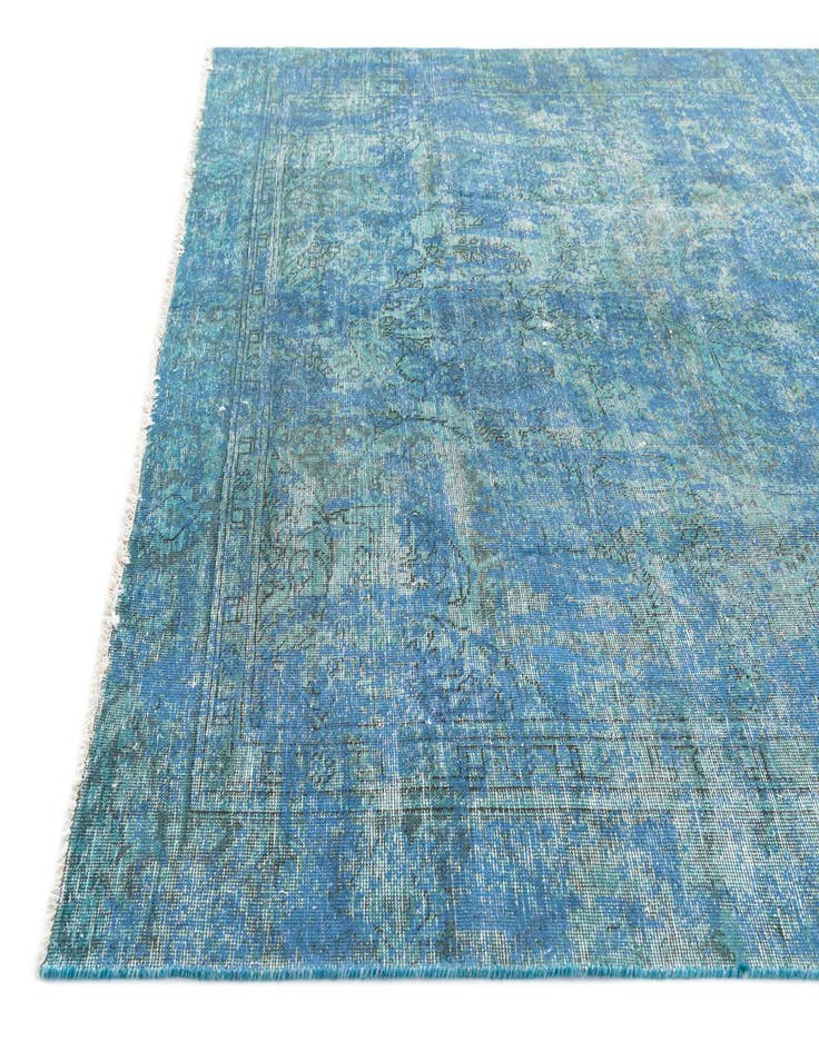 Detail image of  7' 1 x 10' 1  Hand Knotted Ultra Vintage Persian Wool Rug