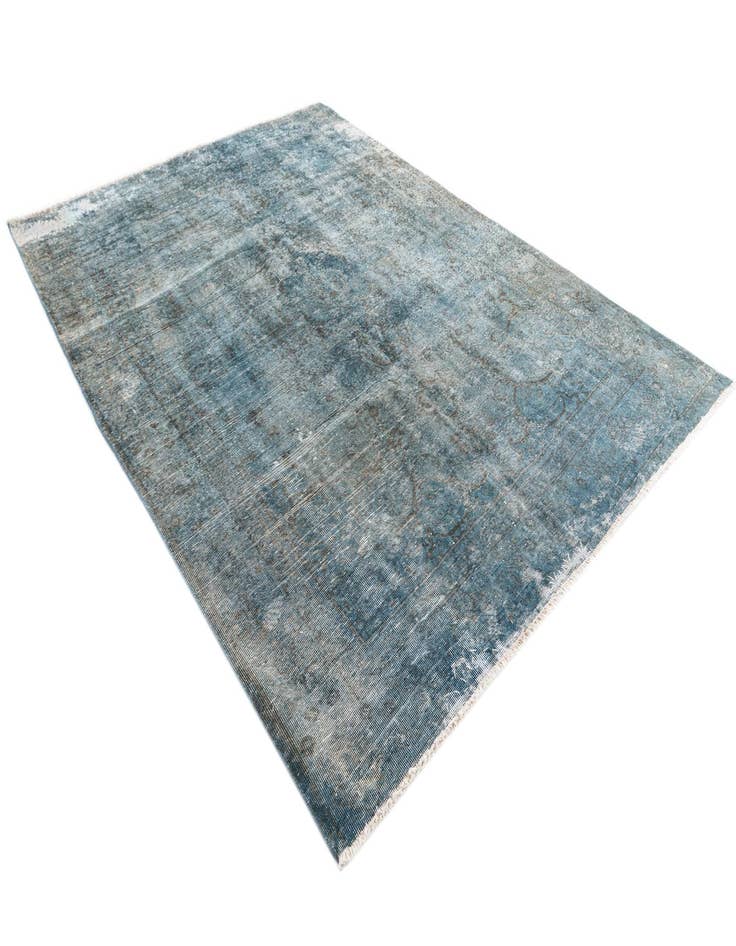 Detail image of  6' 7 x 9' 3  Hand Knotted Ultra Vintage Persian Wool Rug