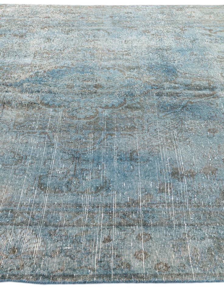 Detail image of  6' 7 x 9' 3  Hand Knotted Ultra Vintage Persian Wool Rug