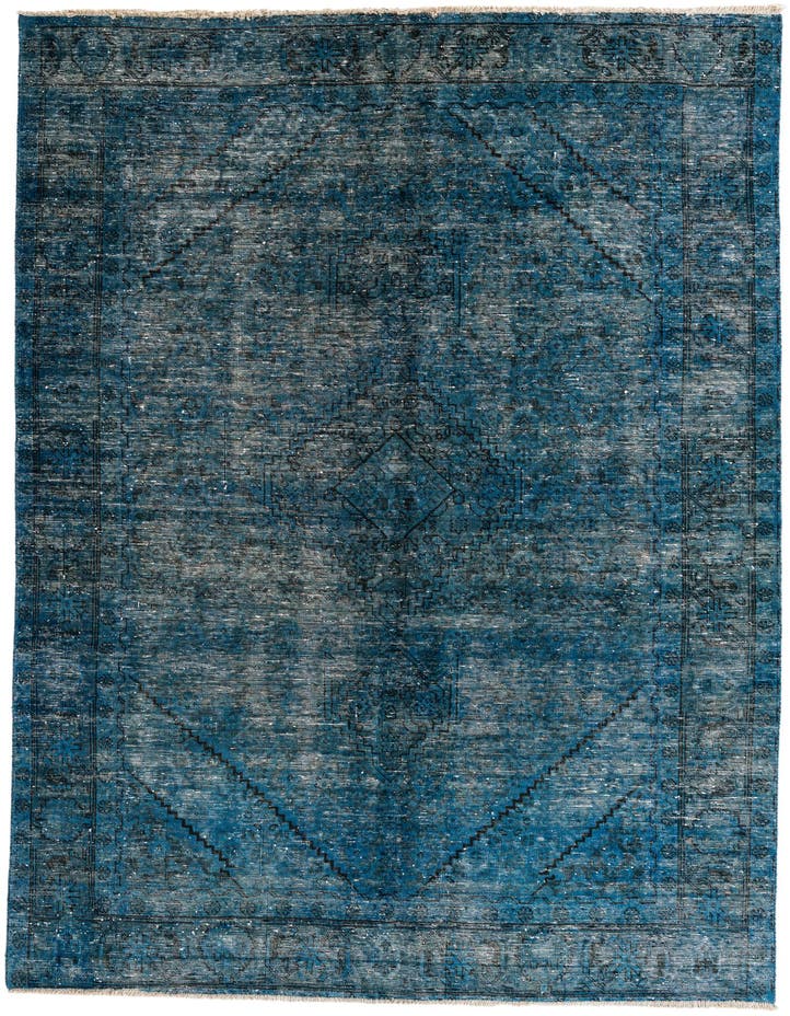  6' 6 x 9' 1  Hand Knotted Ultra Vintage Persian W...