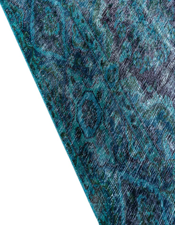 Detail image of  7' 8 x 11' 7  Hand Knotted Ultra Vintage Persian Wool Rug