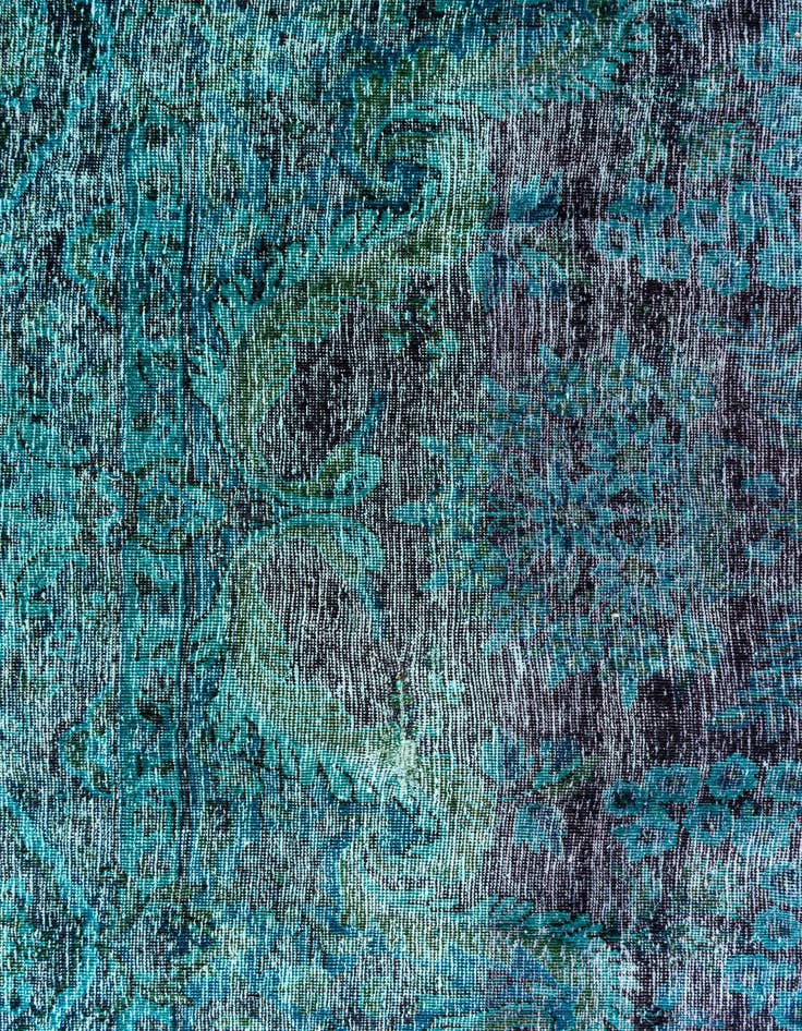 Detail image of  7' 8 x 11' 7  Hand Knotted Ultra Vintage Persian Wool Rug