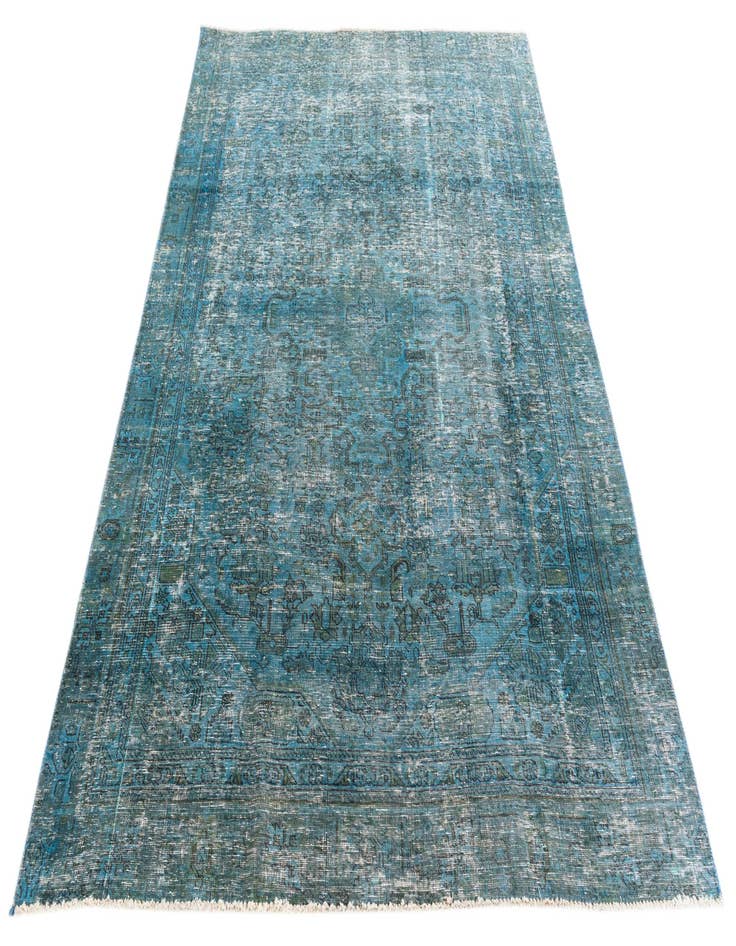 Detail image of  5' 9 x 9'  Hand Knotted Ultra Vintage Persian Wool Rug