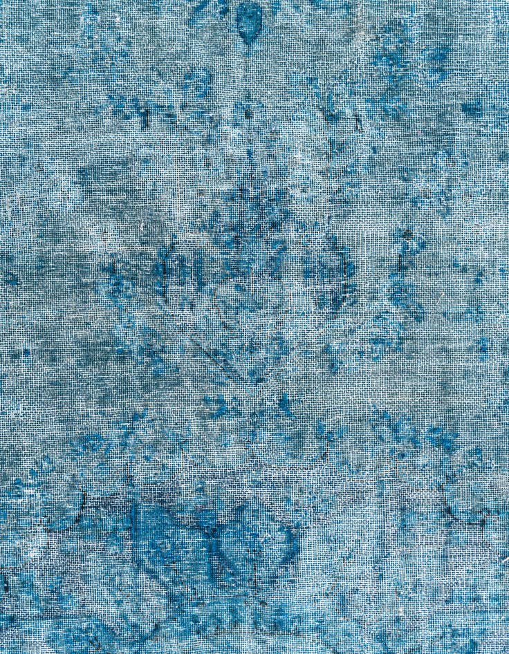 Detail image of  7' 3 x 7' 7  Hand Knotted Ultra Vintage Persian Wool Rug