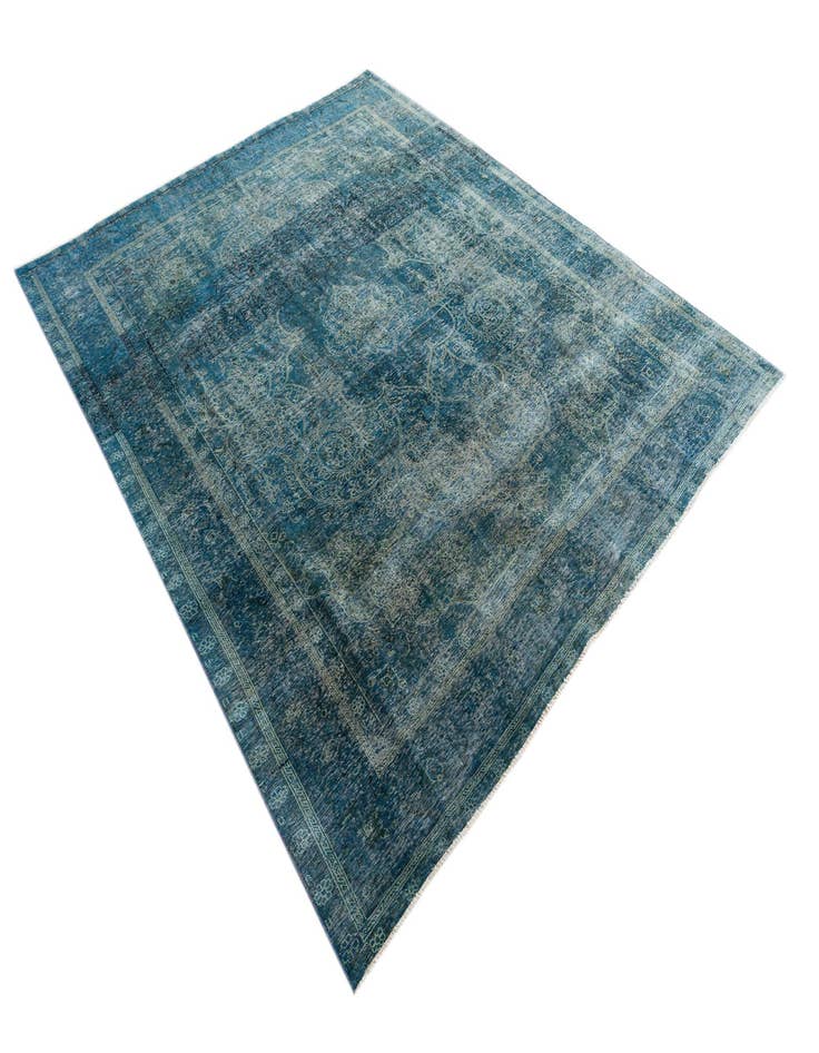 Detail image of  10' x 12'  Hand Knotted Ultra Vintage Persian Wool Rug