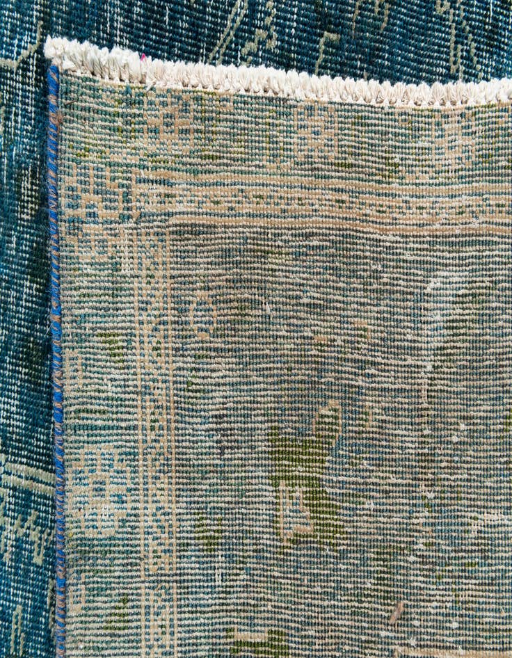 Detail image of  10' x 12'  Hand Knotted Ultra Vintage Persian Wool Rug