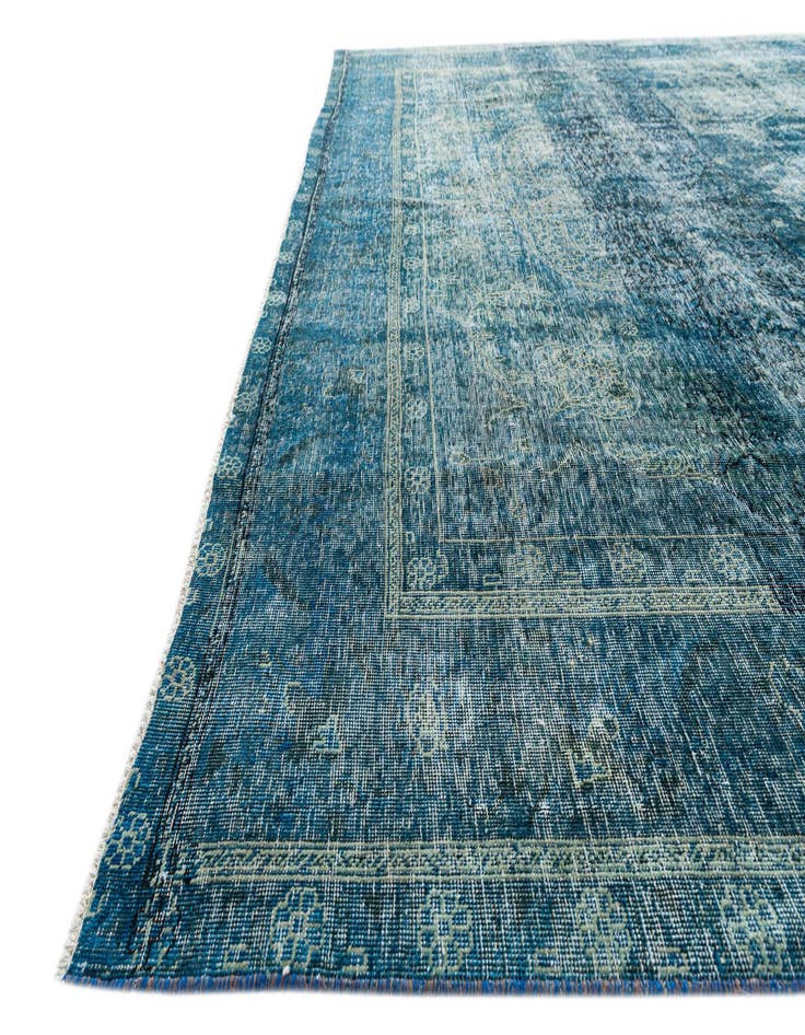 Detail image of  10' x 12'  Hand Knotted Ultra Vintage Persian Wool Rug