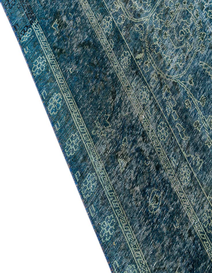 Detail image of  10' x 12'  Hand Knotted Ultra Vintage Persian Wool Rug