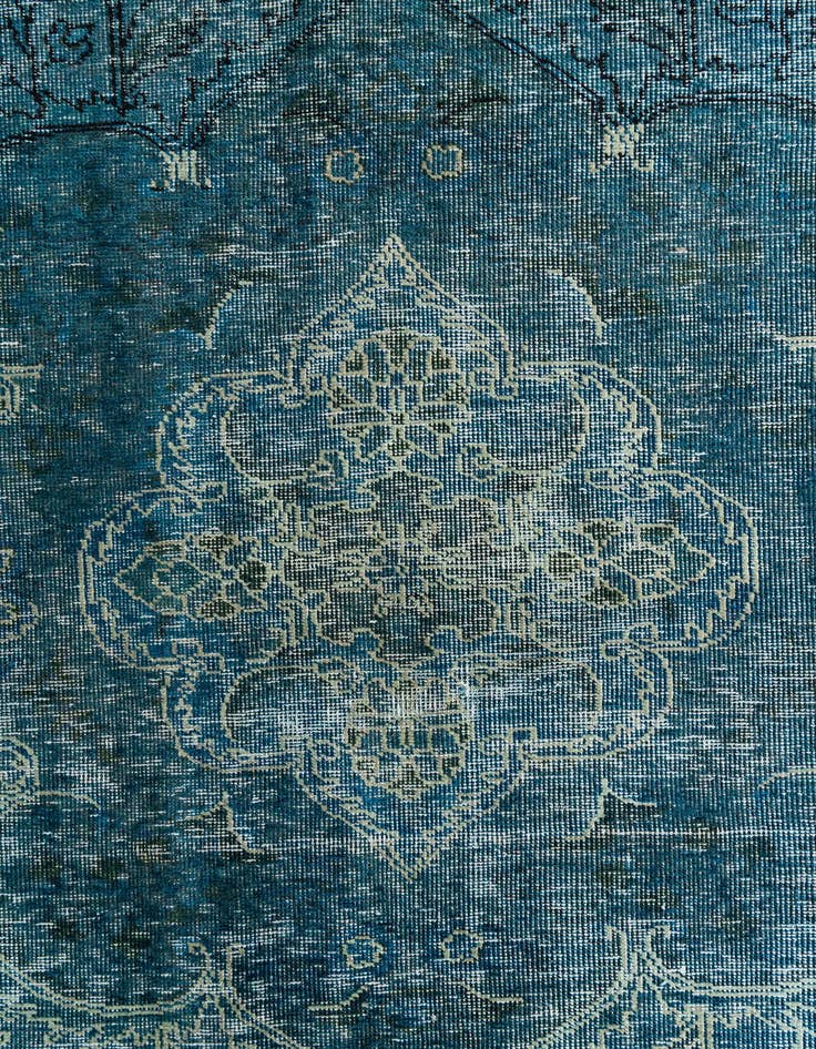 Detail image of  10' x 12'  Hand Knotted Ultra Vintage Persian Wool Rug