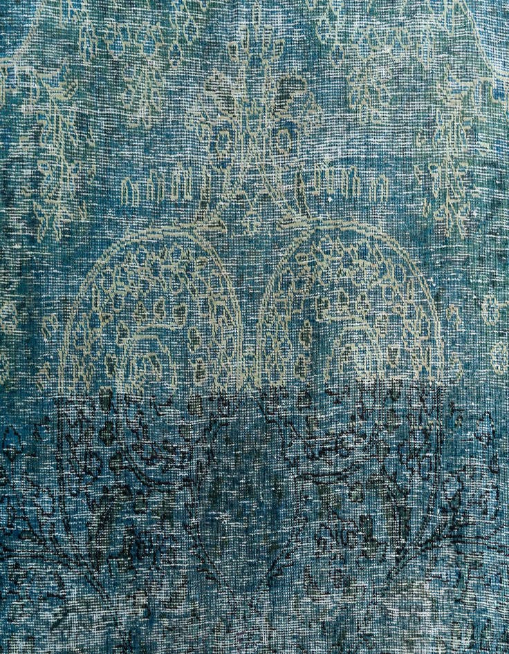 Detail image of  10' x 12'  Hand Knotted Ultra Vintage Persian Wool Rug