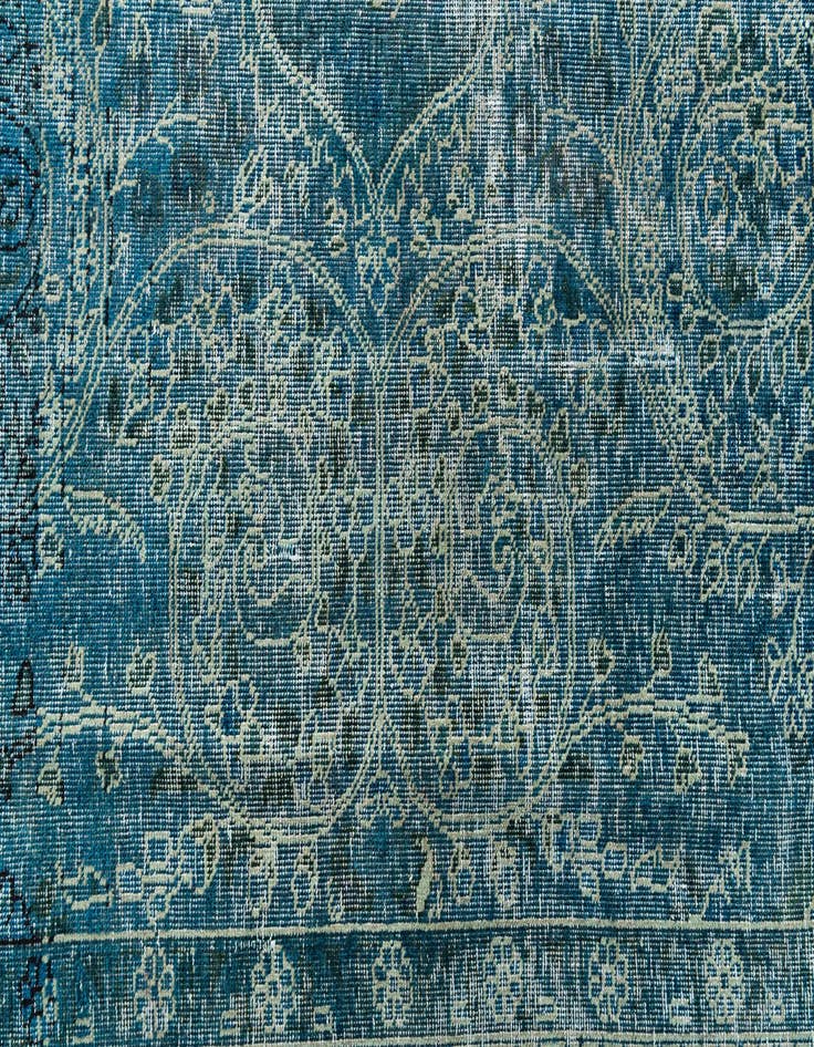 Detail image of  10' x 12'  Hand Knotted Ultra Vintage Persian Wool Rug