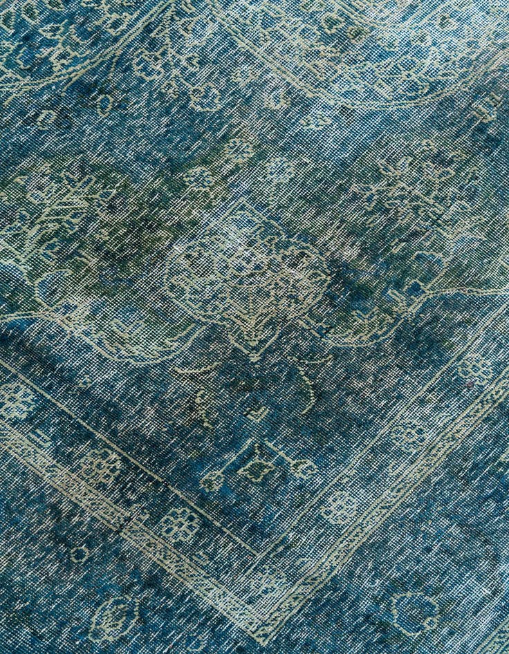 Detail image of  10' x 12'  Hand Knotted Ultra Vintage Persian Wool Rug