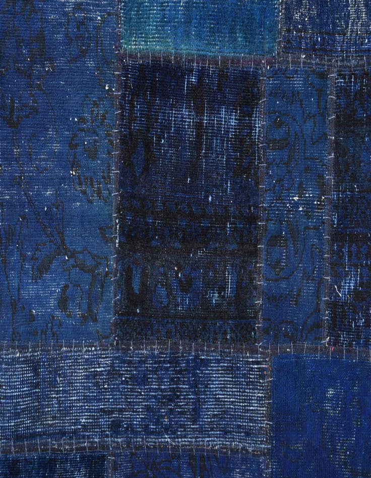 Detail image of  6' x 9'  Hand Knotted Ultra Vintage Persian Wool Rug