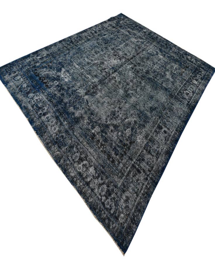 Detail image of  9' 3 x 12'  Hand Knotted Ultra Vintage Persian Wool Rug