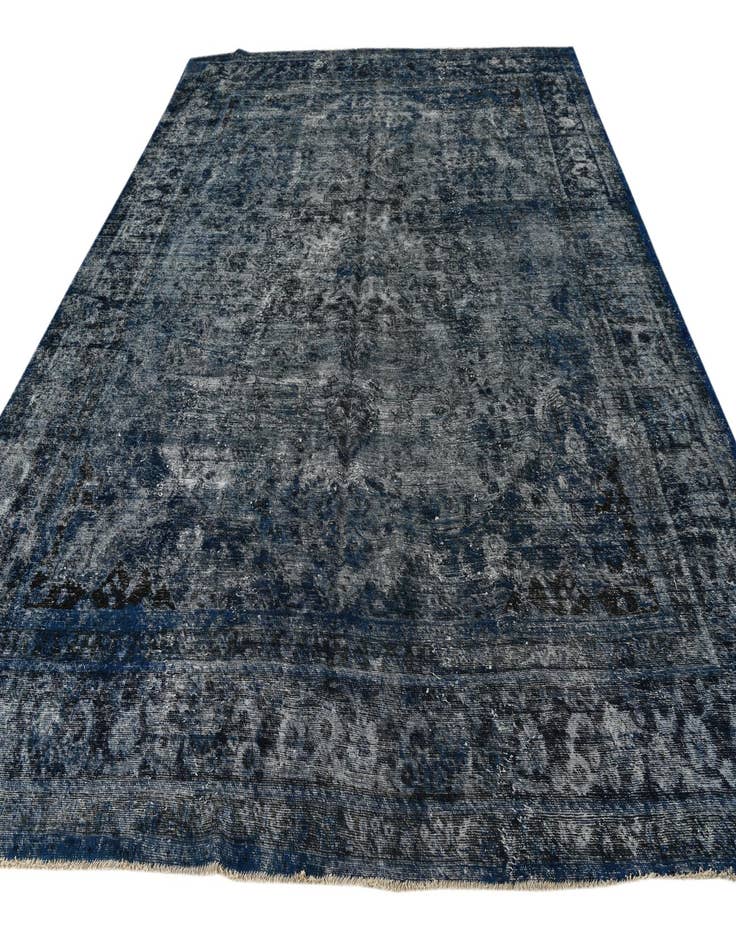 Detail image of  9' 3 x 12'  Hand Knotted Ultra Vintage Persian Wool Rug