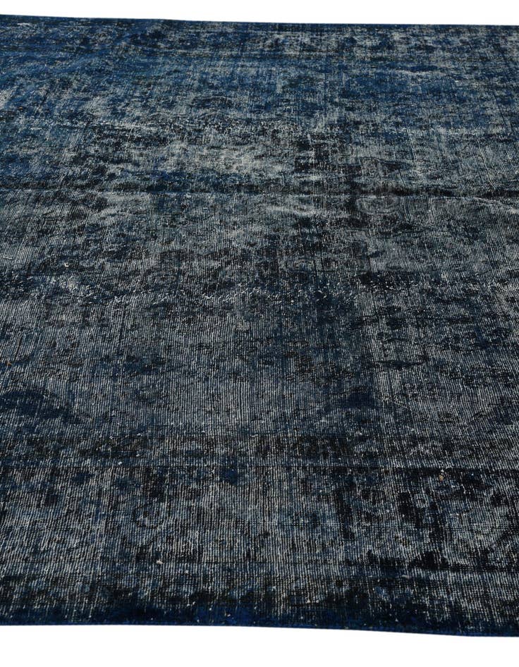 Detail image of  9' 3 x 12'  Hand Knotted Ultra Vintage Persian Wool Rug