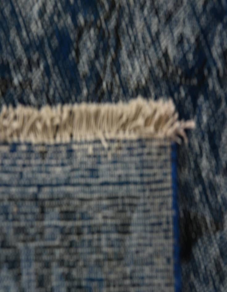 Detail image of  9' 3 x 12'  Hand Knotted Ultra Vintage Persian Wool Rug