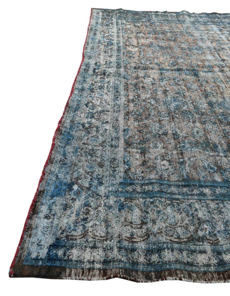Detail image of  8' 8 x 12' 3  Hand Knotted Ultra Vintage Persian Wool Rug