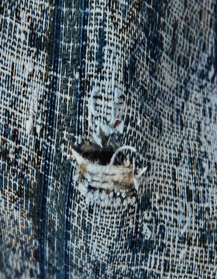 Detail image of  8' 8 x 12' 3  Hand Knotted Ultra Vintage Persian Wool Rug