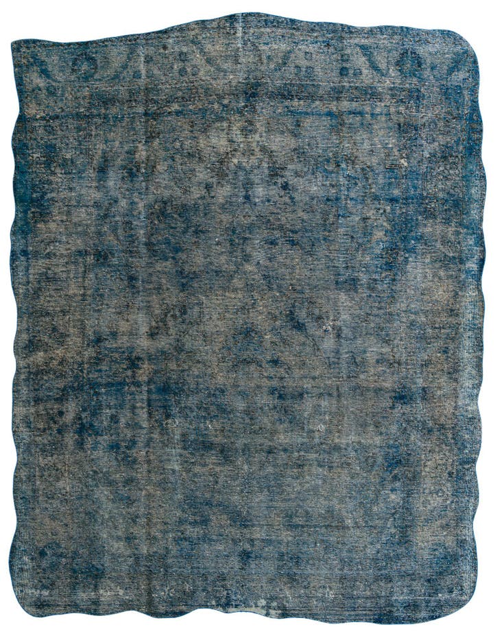  9' 6 x 12' 4  Hand Knotted Ultra Vintage Persian W...