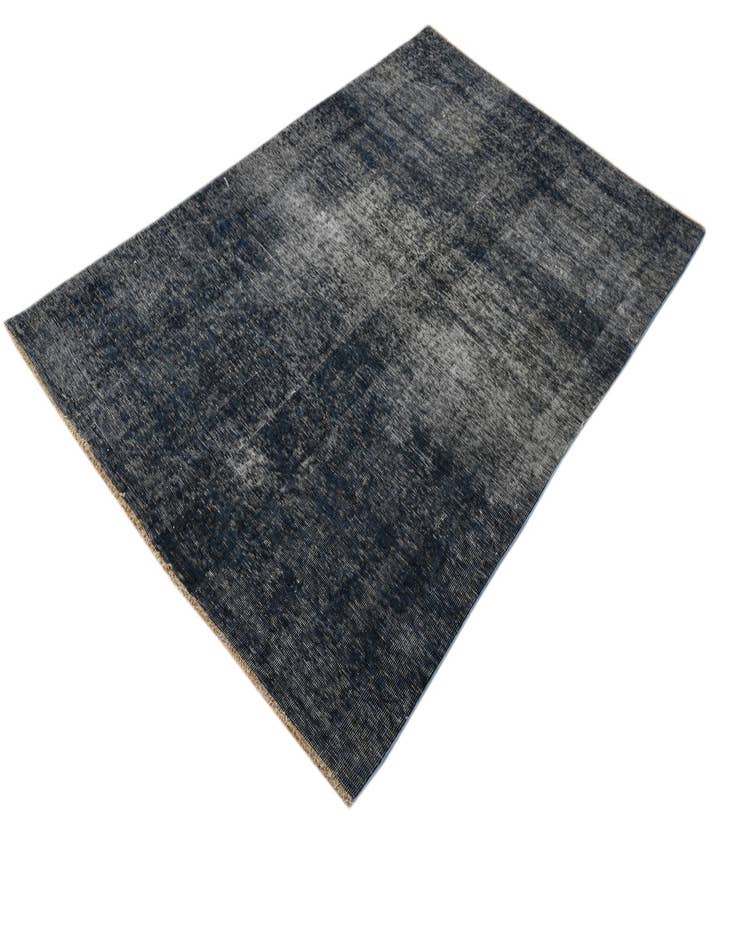 Detail image of  4' 6 x 6' 9  Hand Knotted Ultra Vintage Persian Wool Rug