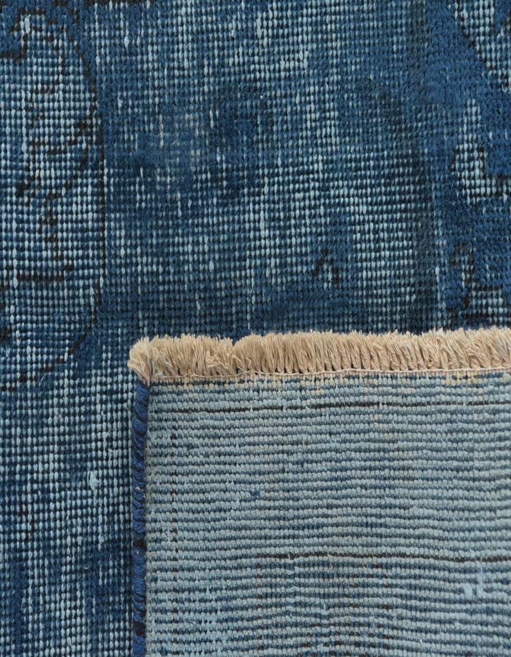 Detail image of  9' 7 x 12'  Hand Knotted Ultra Vintage Persian Wool Rug