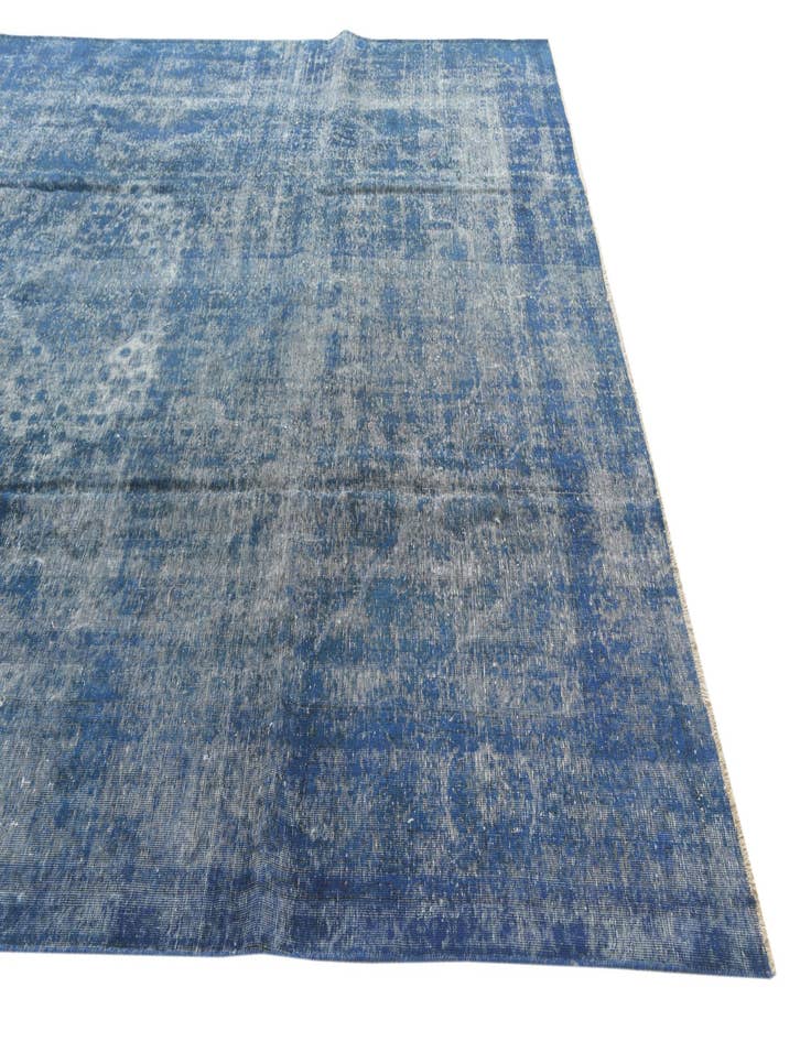 Detail image of  9' 10 x 13'  Hand Knotted Ultra Vintage Persian Wool Rug