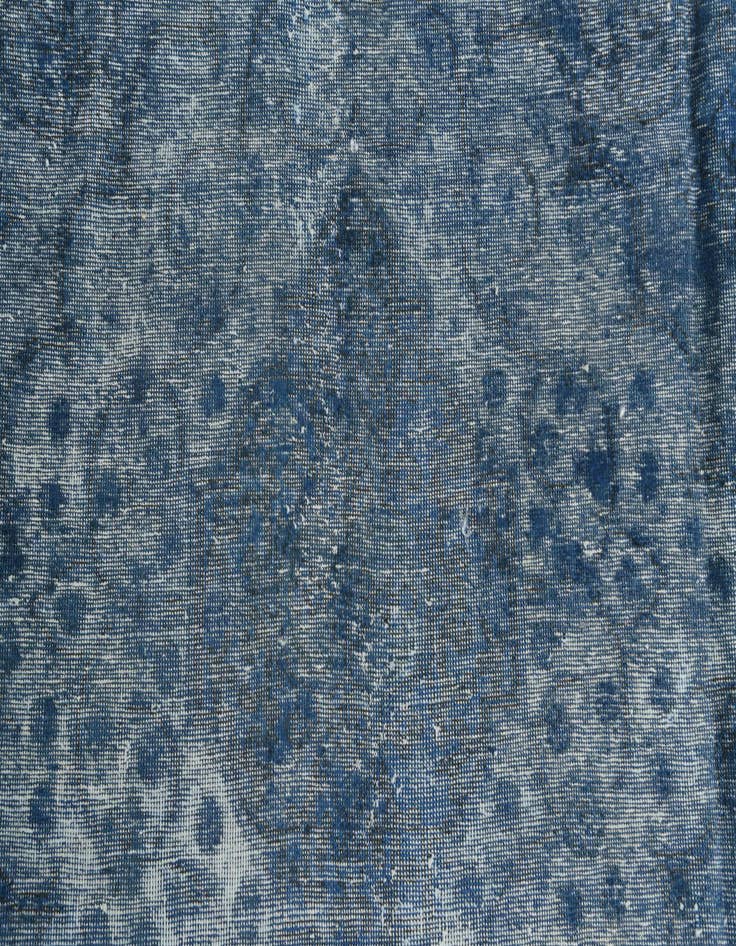 Detail image of  9' 10 x 13'  Hand Knotted Ultra Vintage Persian Wool Rug