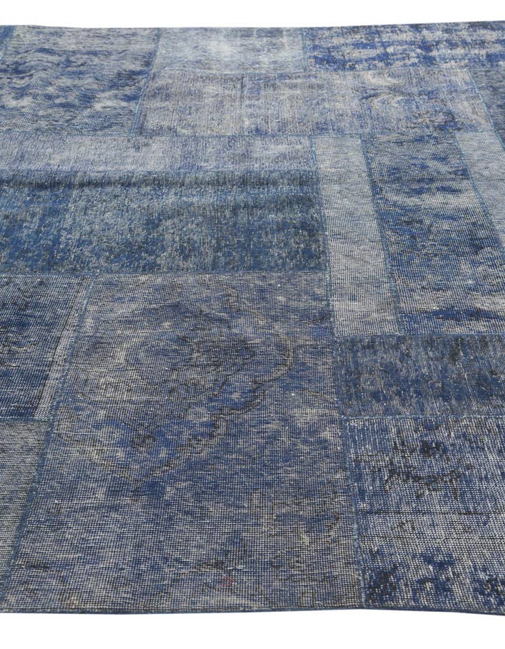 Detail image of  7' 10 x 12'  Hand Knotted Ultra Vintage Persian Wool Rug