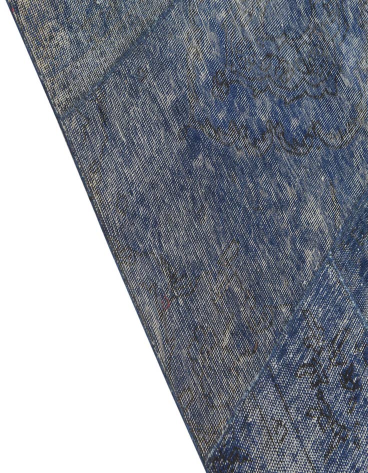 Detail image of  7' 10 x 12'  Hand Knotted Ultra Vintage Persian Wool Rug