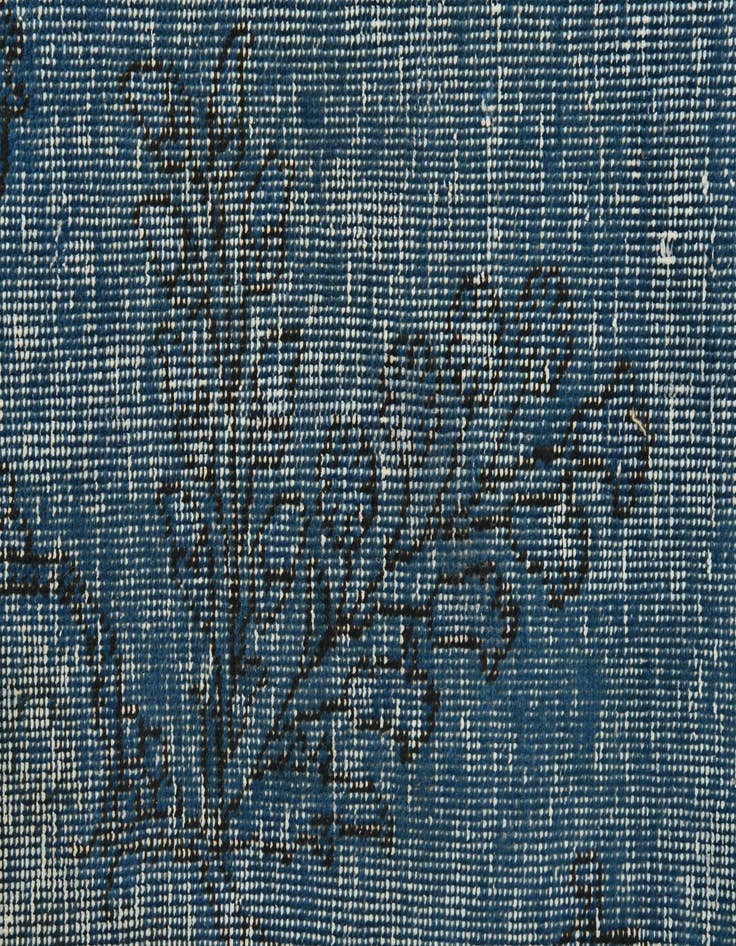 Detail image of  6' 7 x 9'  Hand Knotted Ultra Vintage Persian Wool Rug