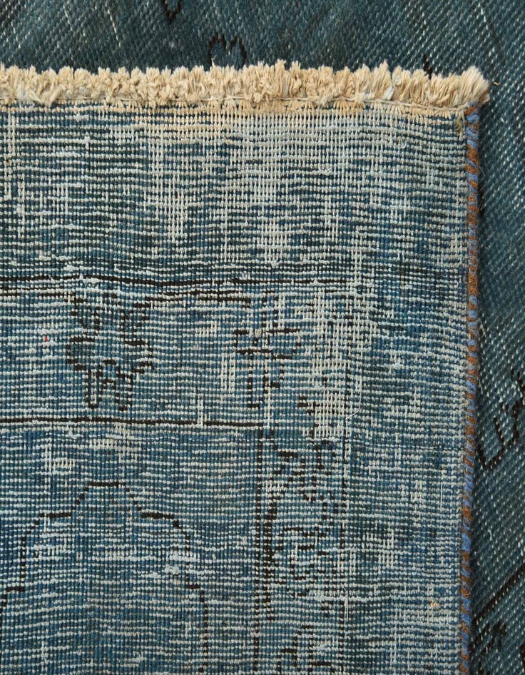 Detail image of  10' x 12' 8  Hand Knotted Ultra Vintage Persian Wool Rug